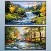 2pcs(70*40cm)Landscape - Full Round Drill Diamond Painting