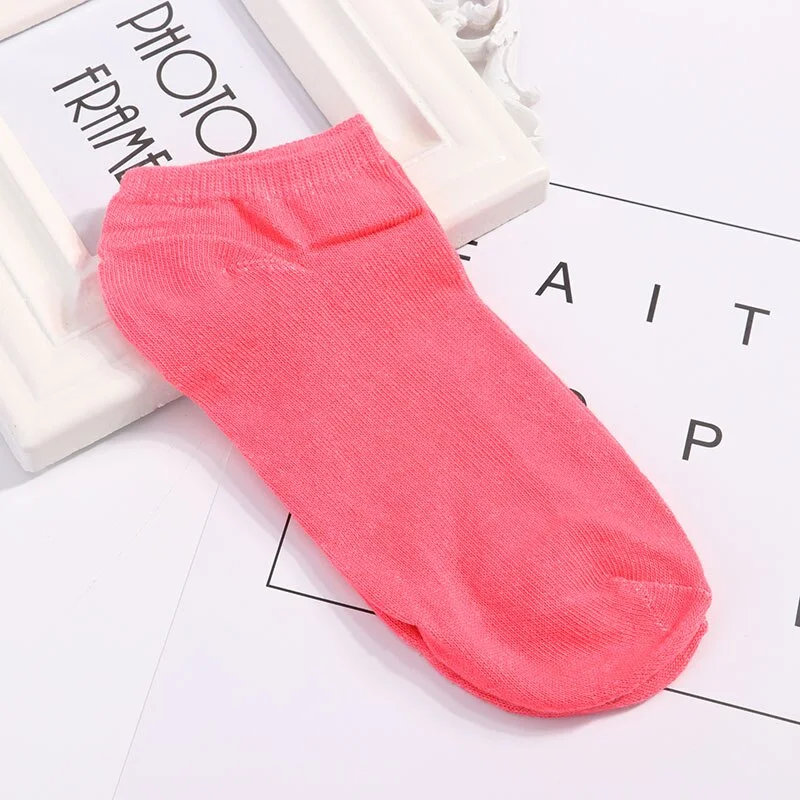 1 Pairs Women Short Socks Red Heart Cute College Fresh Female Socks Soft Cotton Summer Autumn Hot Sale Girls Sock Sox