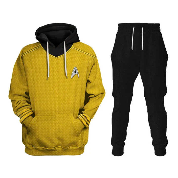 The Original Series Yellow T-shirt Hoodie Sweatpants Apparel