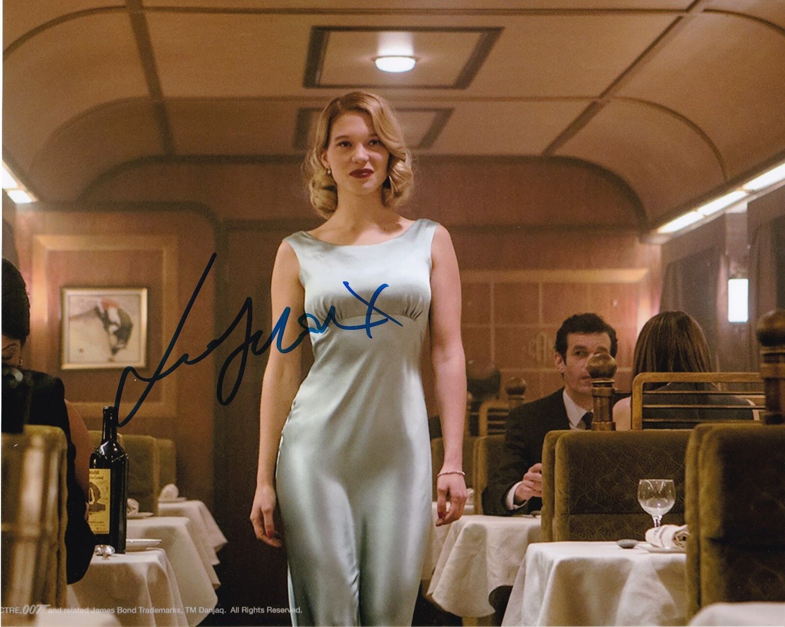 Lea Seydoux 'Spectre' Autographed 8x10 Photo Poster painting with CoA and Full Signing Details