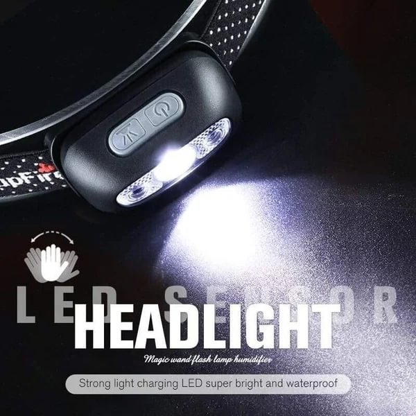 50% OFF🔥Super Bright LED Sensor Headlight