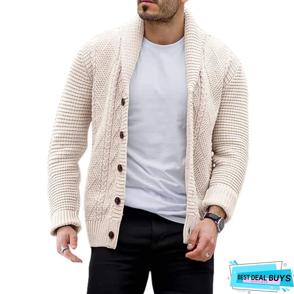 Men's Cardigan Single-Breasted Sweater Men's Wear