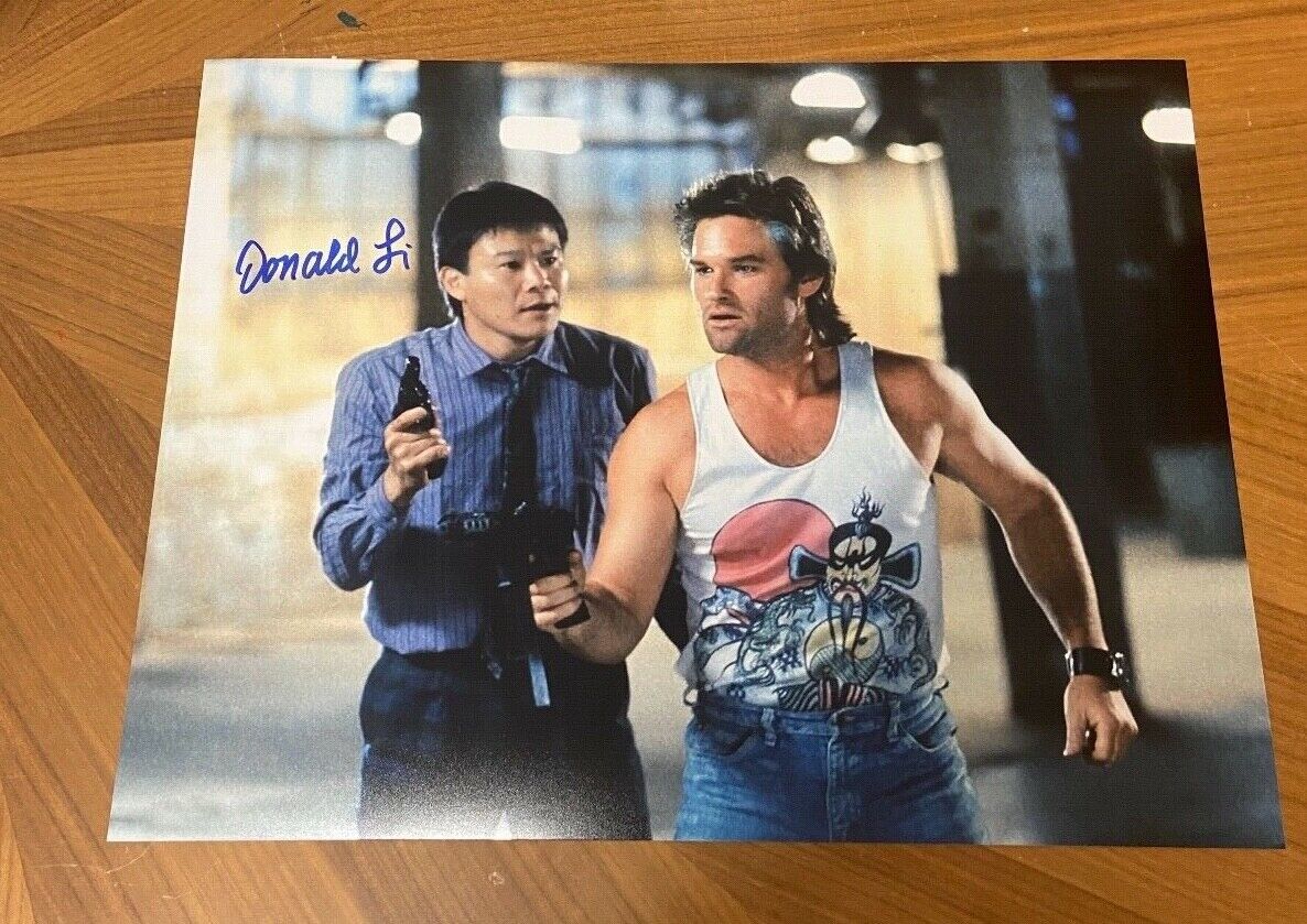 * DONALD LI * signed 11x14 Photo Poster painting * BIG TROUBLE IN LITTLE CHINA * PROOF * 10