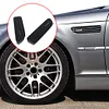 Black 1 Pair Side Grill Grille Fender Vents Replacement for BMW E46 M3 2001-2006