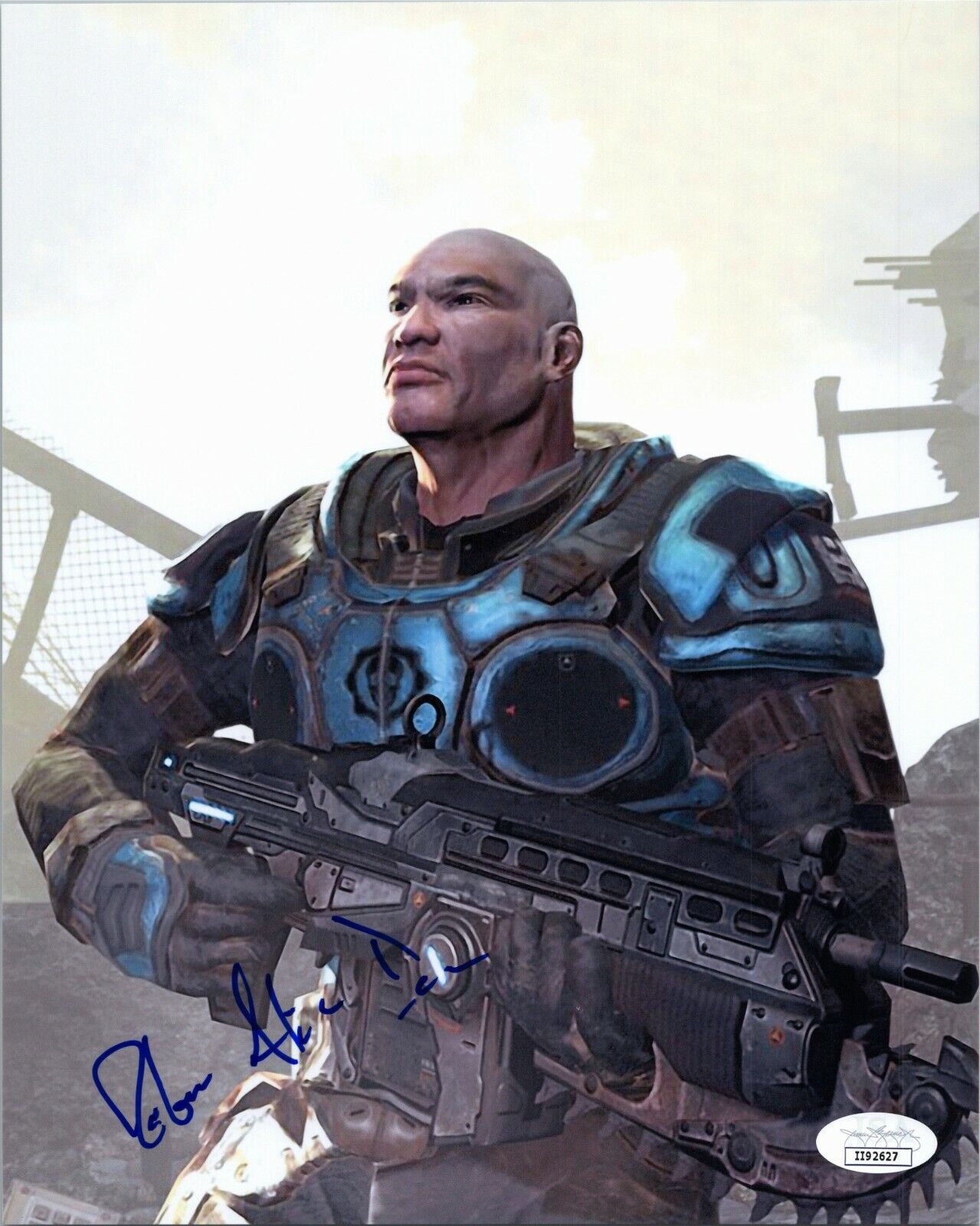 ROBIN ATKIN DOWNES Authentic Hand-Signed MINH Gears of War