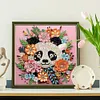 Panda quilling en papier - peinture diamant de forme sp&eacute;ciale - 30*30cm