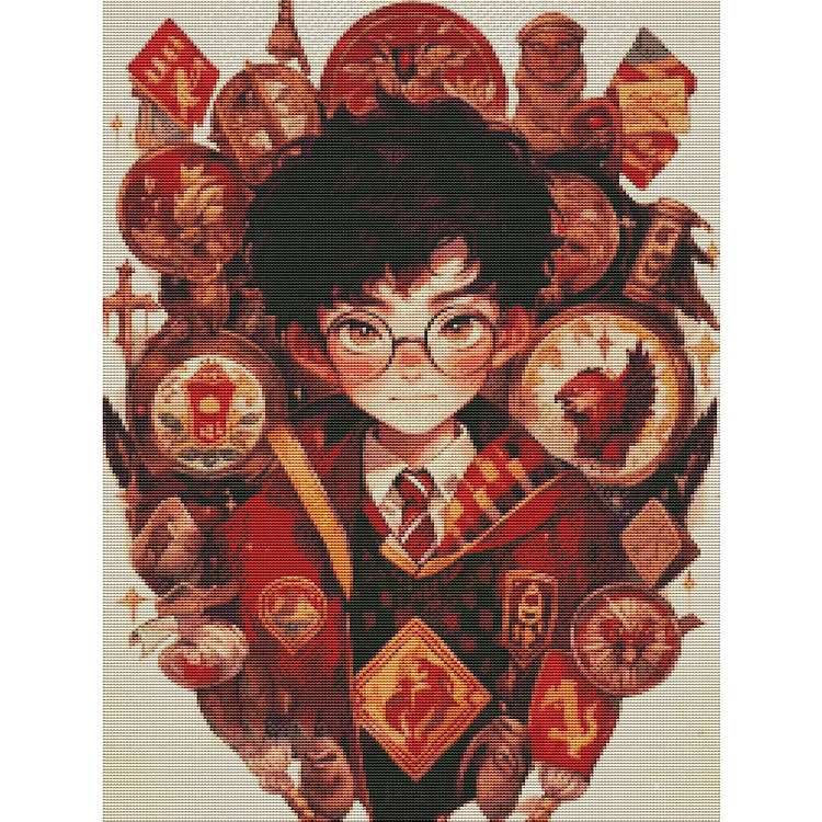 Harry Potter - 11CT Stamped Cross Stitch(40*55cm)