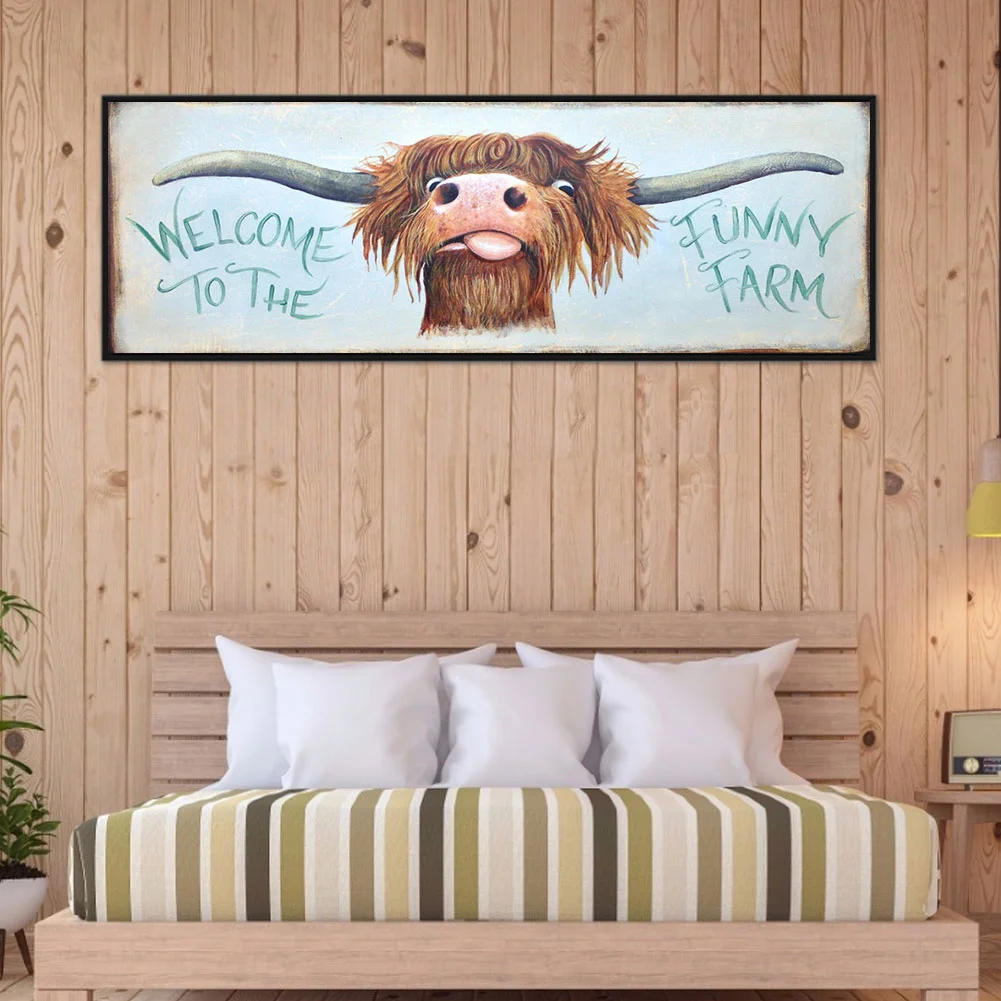 Diamond Painting - Full Round Drill - Fun Yak(80*30cm)