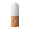 Rechargeable Motion Sensor Night Light Soft Glow Eye-Friendly Versatile Placement Minimalist Wood Battery Operated Shower Lamp for Wardrobe Hallway Closet Stairs