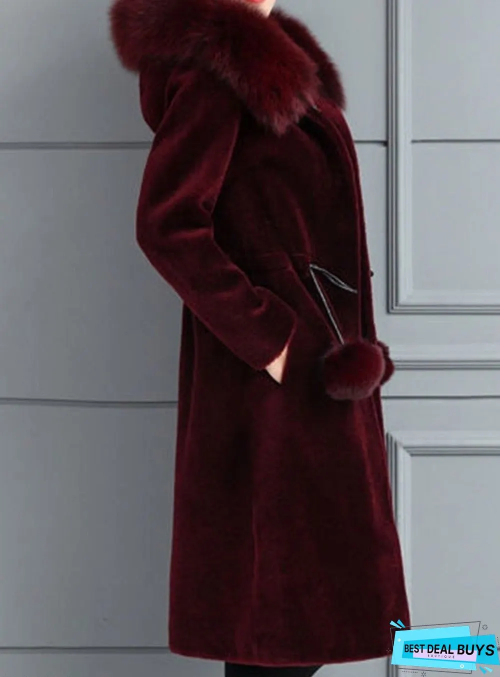 New Ins Women's Medium and Long Imitation Mink Coat