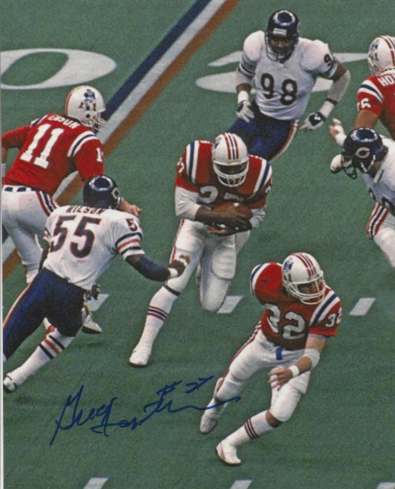 Greg Hawthrone autographed 8x10 New England Patriots  Shipping