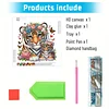 Diamond Painting-DIY Crystal Rhinestone Tiger Mother