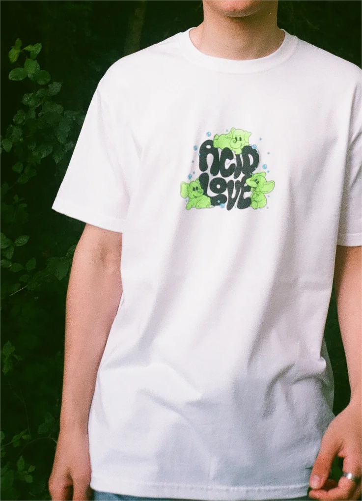 ACID LOVE 0.06 'Fantasy' Tee - White