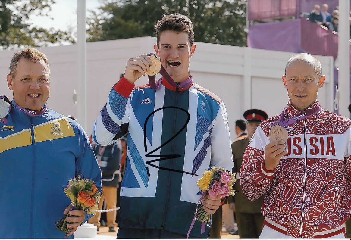 Peter Wilson Hand Signed 12x8 Photo Poster painting London Olympics 2012 Gold Medal Winner 2.