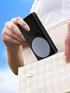 Phone Vlog Selfie Monitor Screen Magnetic Back Camera Monitor with Remote Control 3 Levels of Brightness Compatible for Android & iPhone