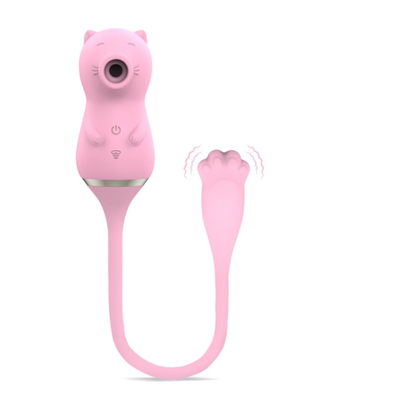 Kitten Wireless Remote Control G-spot Super Power Suck Vibrator Pink  