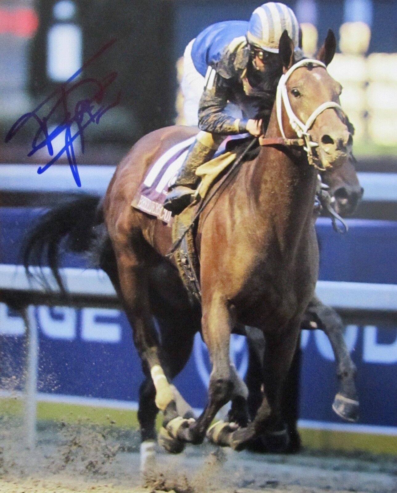 FERNANDO JARA AUTOGRAPHED SIGNED HORSE RACING 8 x 10 Photo Poster painting w/COA & TOP LOADER