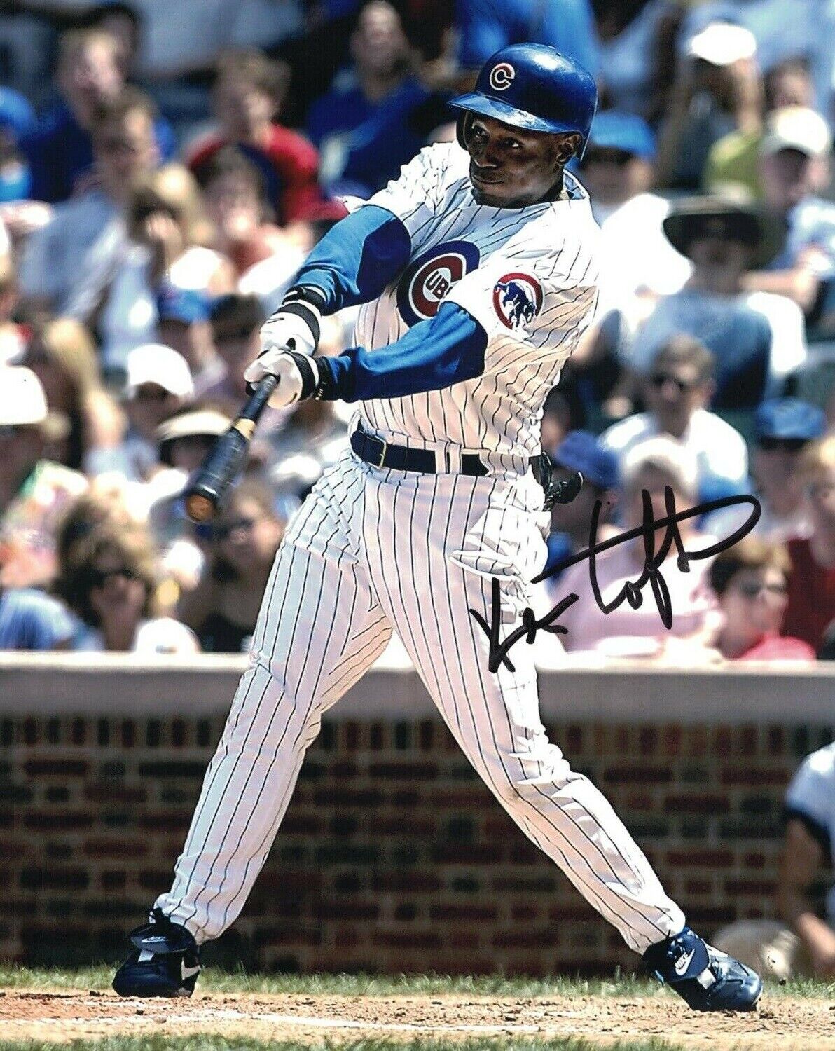 Kenny Lofton Autographed Signed 8x10 Photo Poster painting ( Cubs ) REPRINT