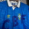 1991-1993 Retro Brazil Away Football Shirt 1:1 Thai Quality