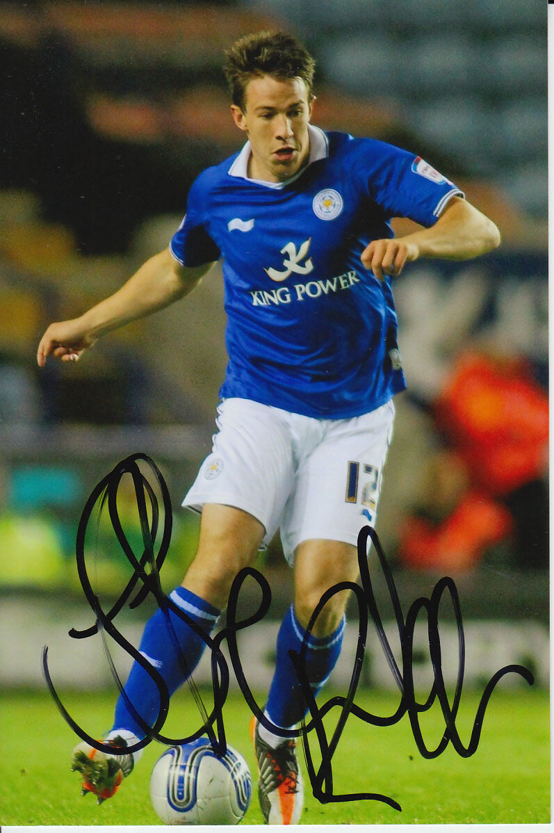 LEICESTER CITY HAND SIGNED SEAN ST LEDGER 6X4 Photo Poster painting 2.