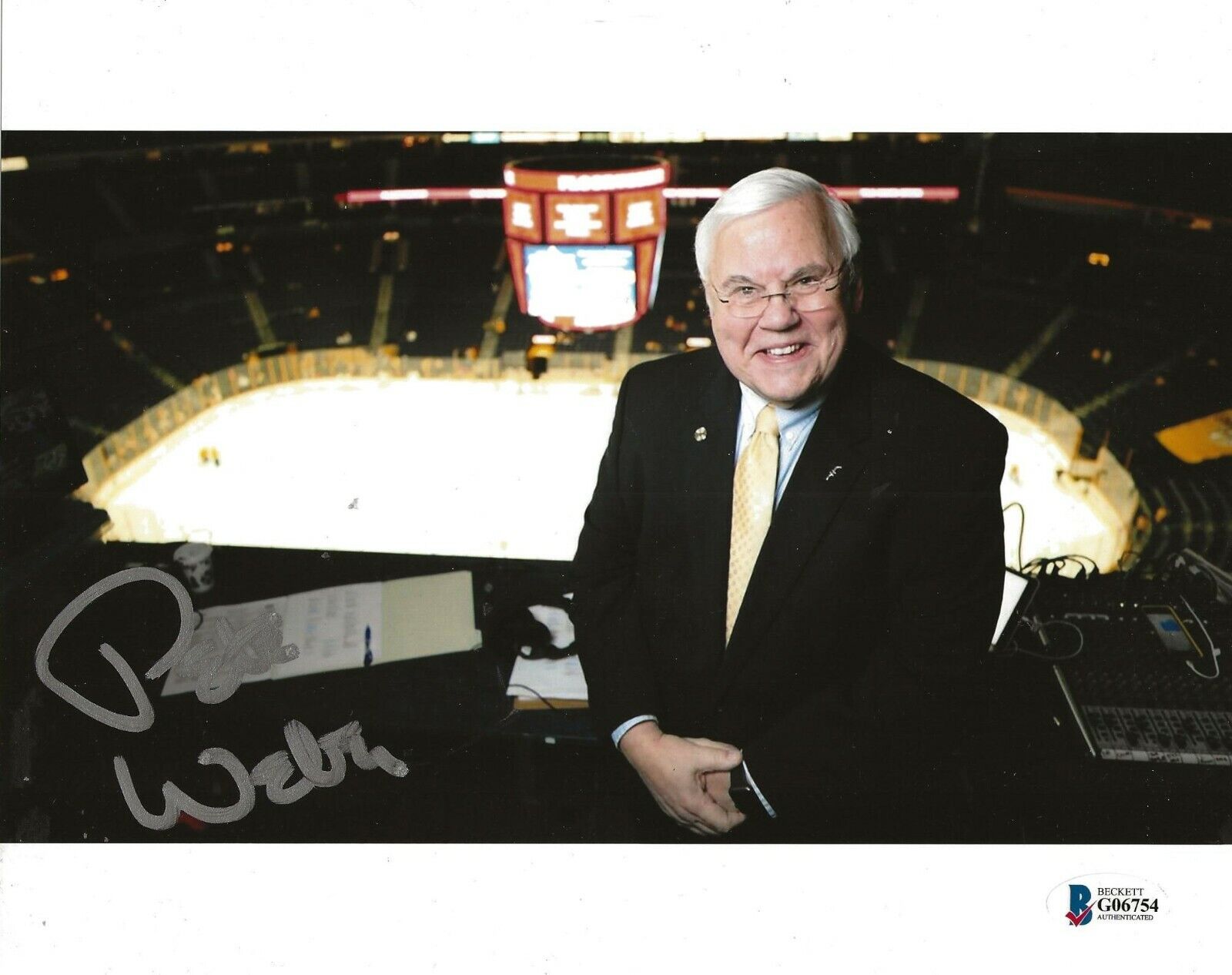 Pete Weber signed Nashville Predators 8x10 Photo Poster painting autographed Preds Beckett