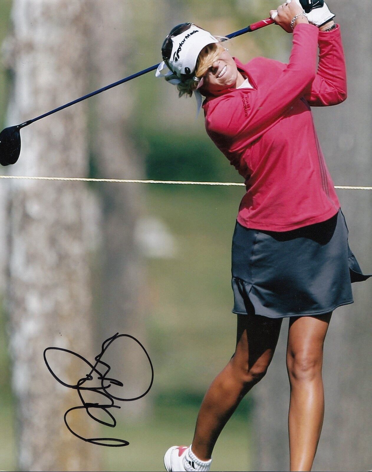 NATALIE GULBIS signed *LPGA* WOMENS GOLF 8X10 Photo Poster painting W/COA Evian Masters #10