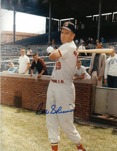 BOB SKINNER ST. LOUIS CARDINALS ACTION SIGNED 8x10