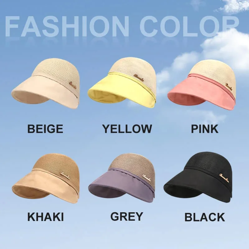 Women's large brim sun hat
