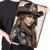 Cowgirl - Panneaux en &eacute;tain m&eacute;tallique(20*30cm/30*40cm)