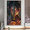 (45*75cm)Female Warrior - Round AB Drill Diamond Painting