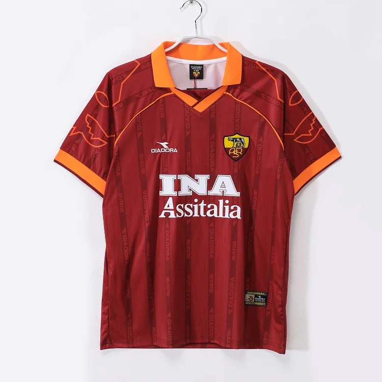 1999/00 Roma Home Retro Jersey