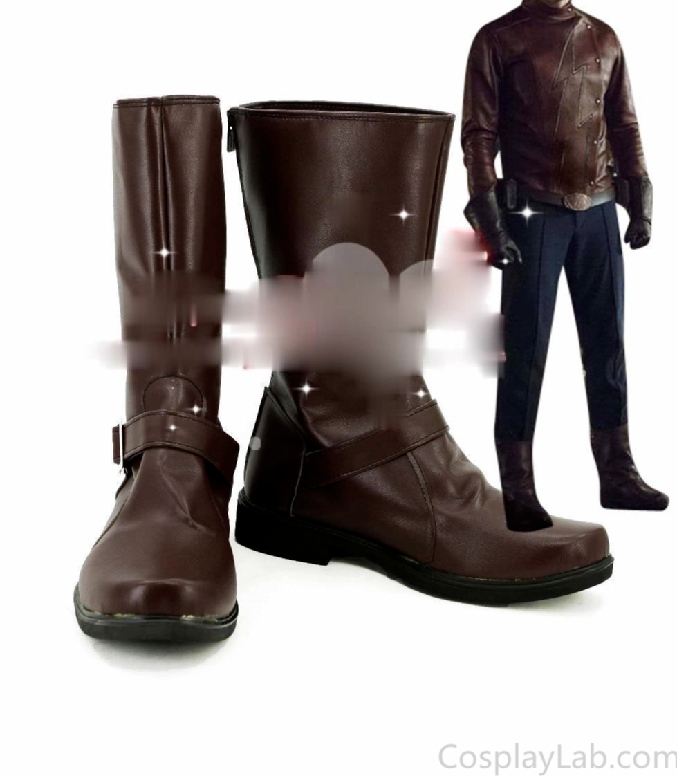 The Flash Jay Garrick Cosplay Boots
