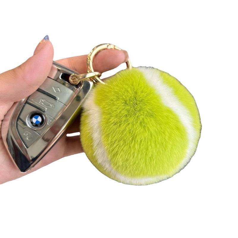 Minimalist Animal Plush Keychain