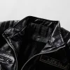 New Men's Motorcycle Leather Jacket