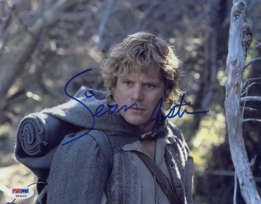 SEAN ASTIN SIGNED AUTOGRAPH 8x10 Photo Poster painting - THE GOONIES, LORD OF THE RINGS, PSA