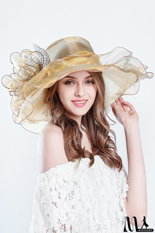 MidiSono - Organza Layer Sun Hat