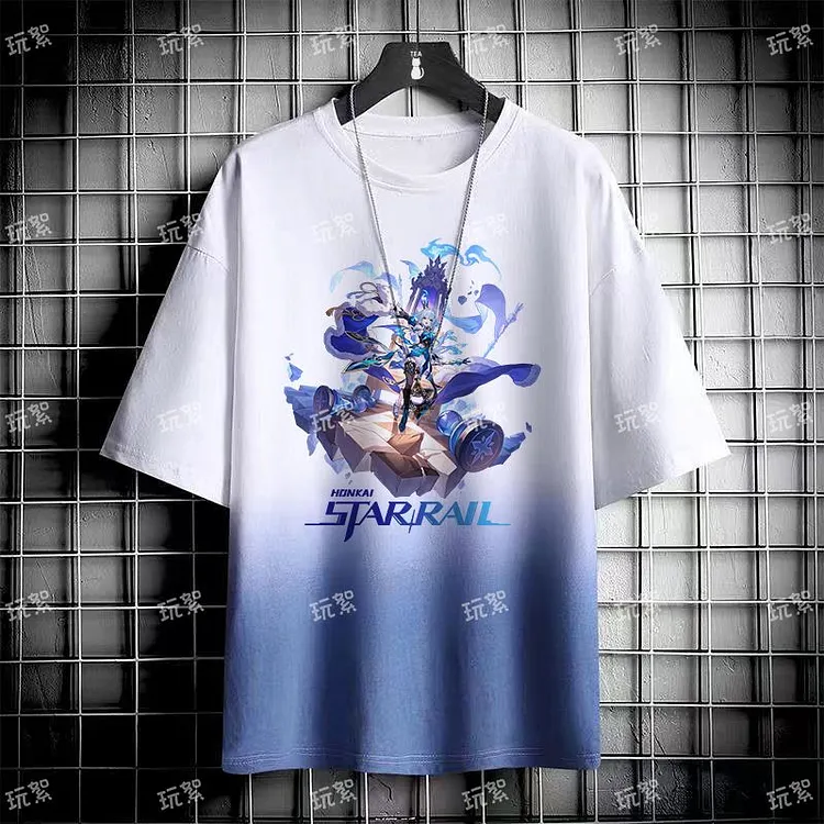 Honkai: Star Rail T-Shirt 2種セット Honkai: Star Rail Aglaea Cerydra Hyacine Khaslana Hysilens Short