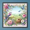 uk.everydayedeals Diamond Painting - Full Round - Bird Flower(40*40cm)