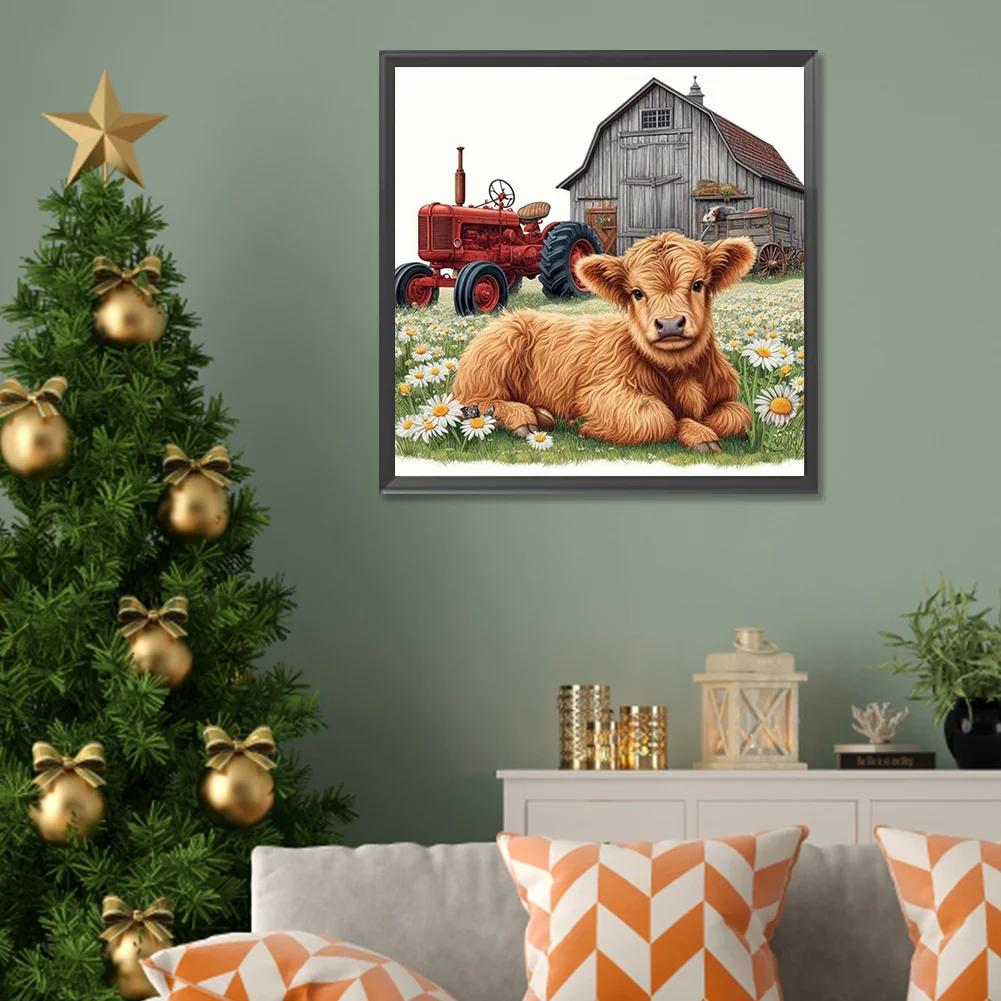 Diamond Painting - Full Round Drill - Calf(Canvas|30*30cm)