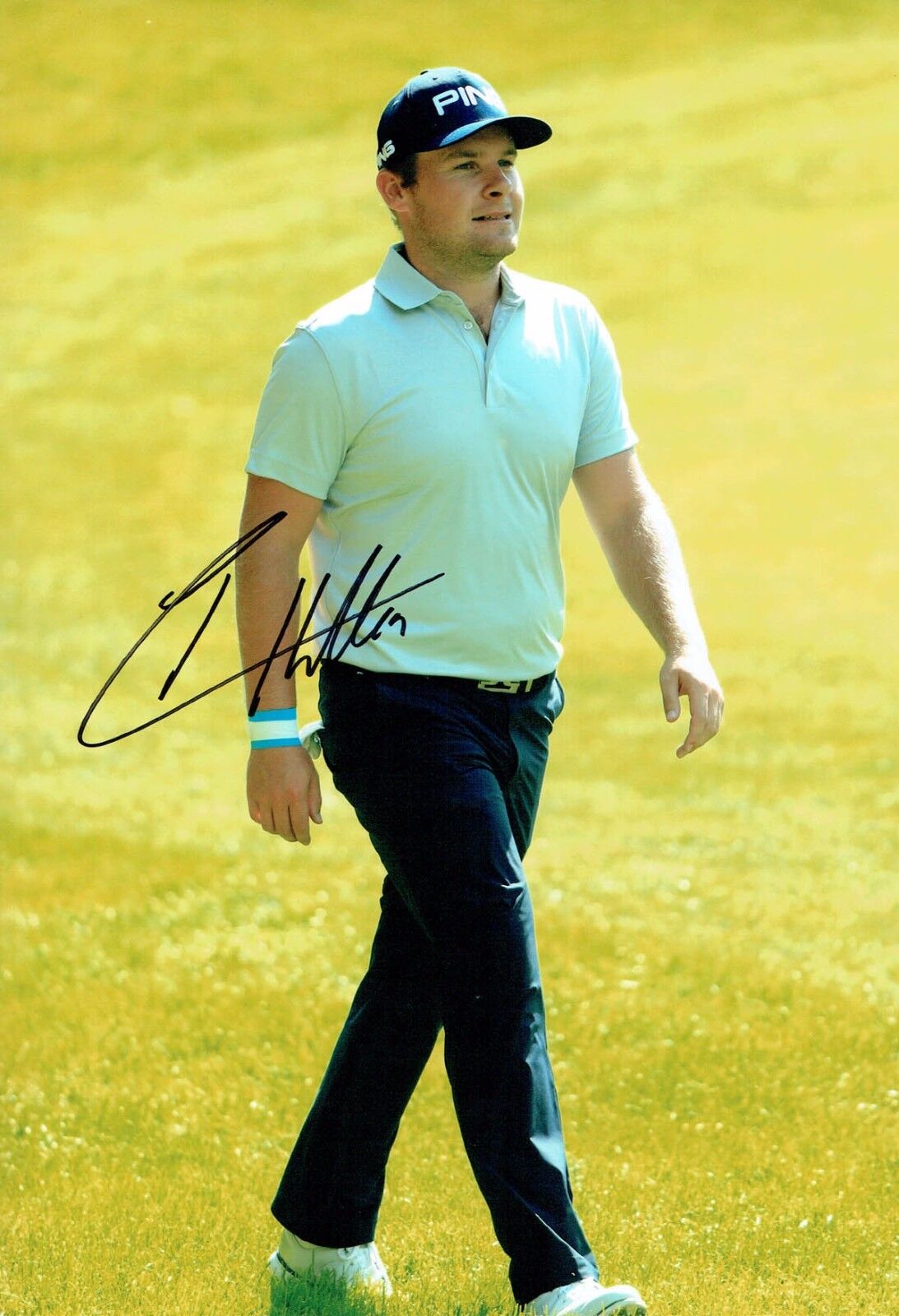 Tyrrell HATTON SIGNED AUTOGRAPH 12x8 Photo Poster painting 4 AFTAL COA Golf European Tour Winner