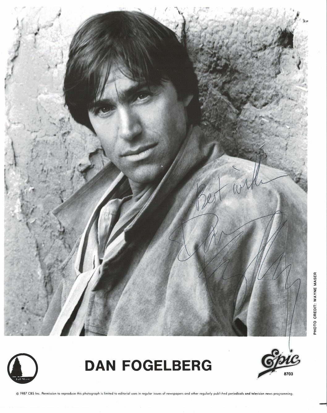 Dan Fogelberg signed autographed 8x10 Photo Poster painting! AMCo! 14855