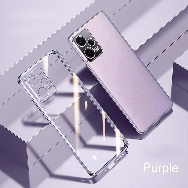 Luxury Plating Bumper Clear Case For Xiaomi Redmi Note 12 Pro Plus 4g 5g Poco X5 X5pro Silicone Transparent Cover Note12 S 12pro