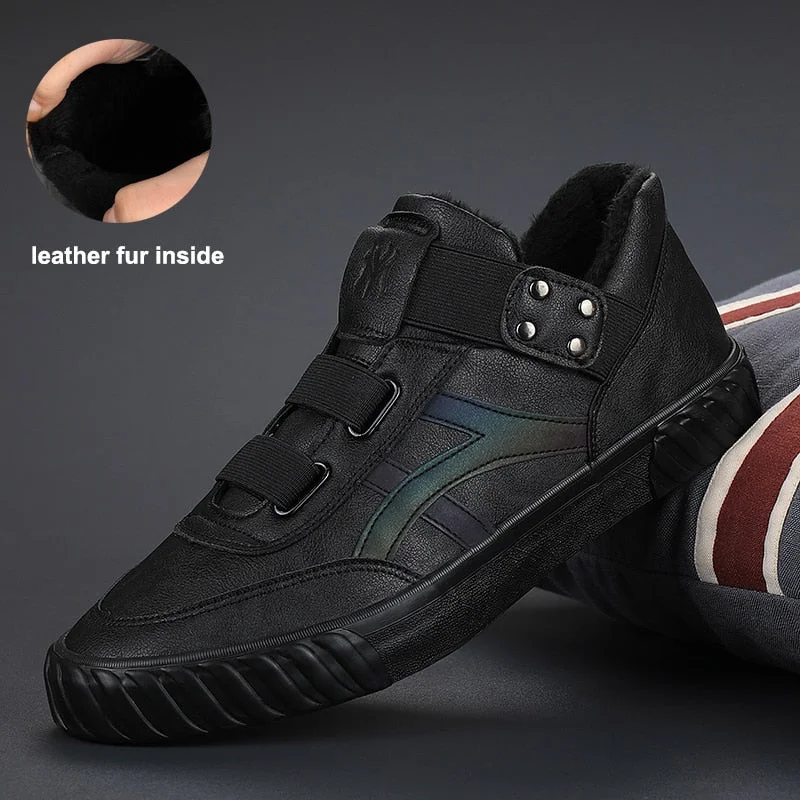 2020 Spring New High Top Men's Vulcanize Shoes Slip On Male Flat Shoes British Fashion Sneakers Men Loafers Leisure Shoes