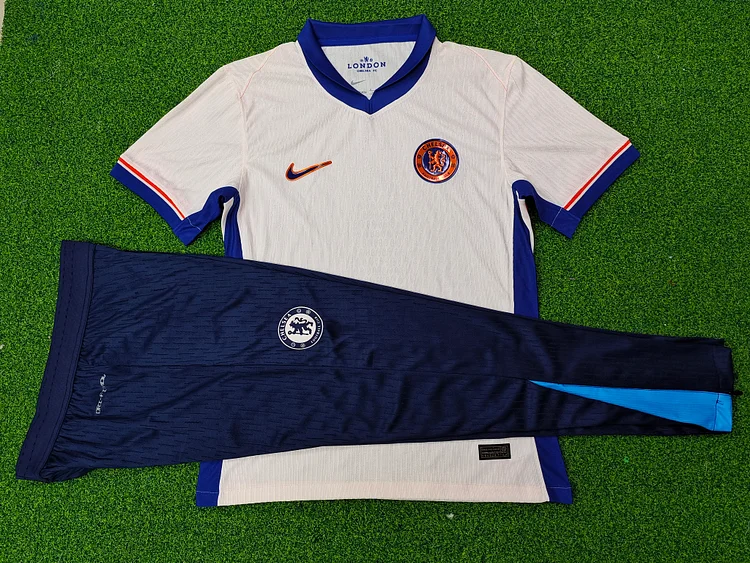 Adult Set 2024-2025 Chelsea Away Player Version Tracksuit 1:1 Thai Quality Set