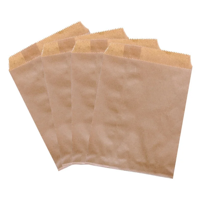 25Pcs Paper Bags Candy Gift Bag Food Packaging Christmas Wedding Favor Baby Shower Rose Gold Birthday Party Decoration Treat Bag