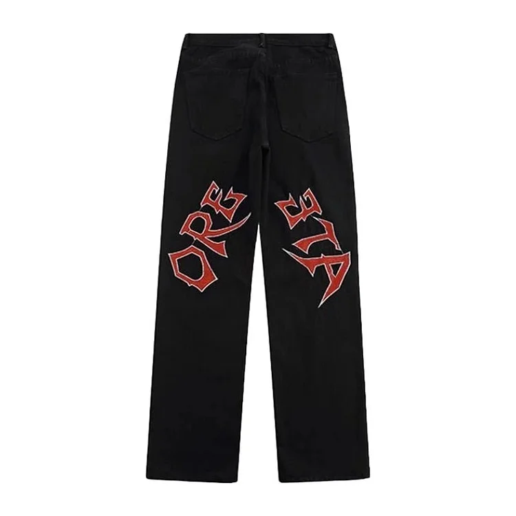 WordArt Print Jeans