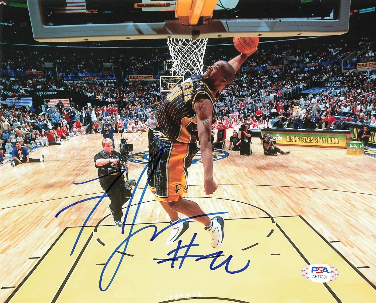 Fred Jones signed 8x10 Photo Poster painting PSA/DNA Pacers Autographed