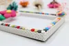 Flower DIY Building Block Photo Frame Kit,Creative Handmade Assembled Photo Frame Handmade Craft Gift Home Tabletop Display Decor 4x6 Inch