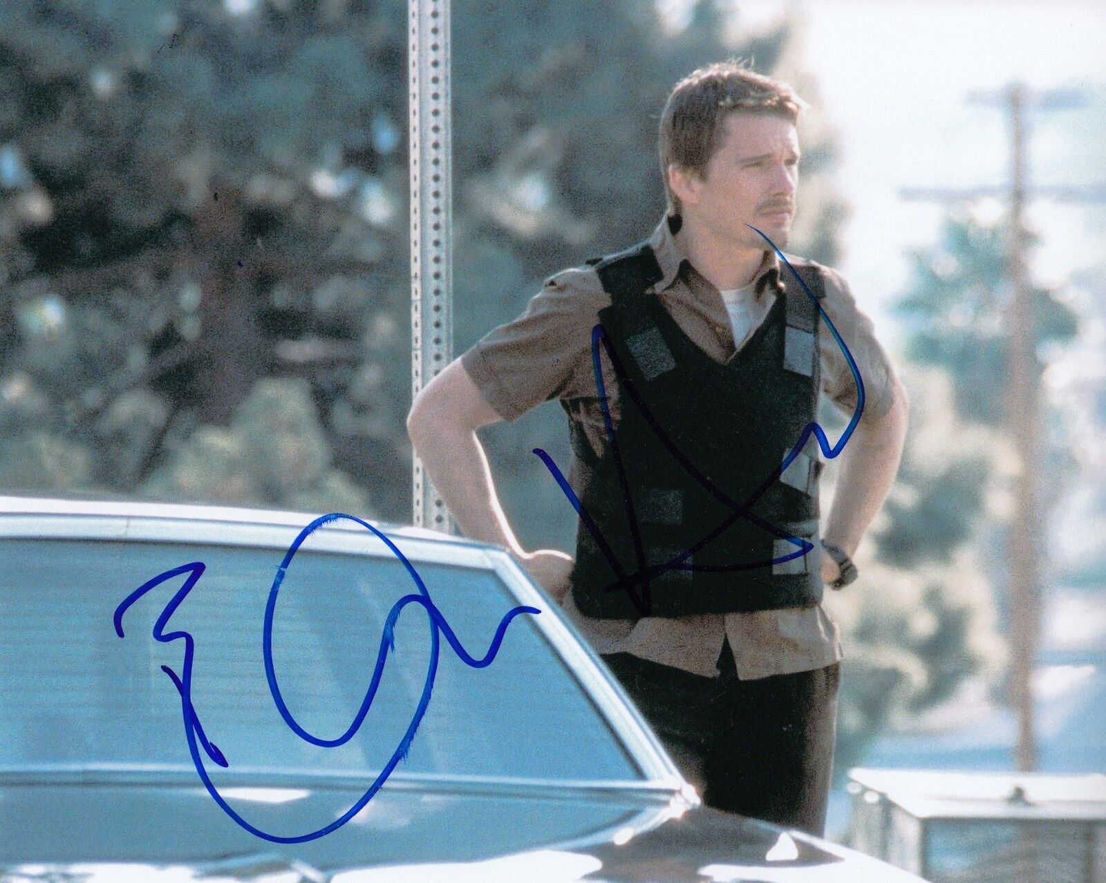 ETHAN HAWKE signed (TRAINING DAY) MOVIE 8X10 Photo Poster painting *JAKE* W/COA