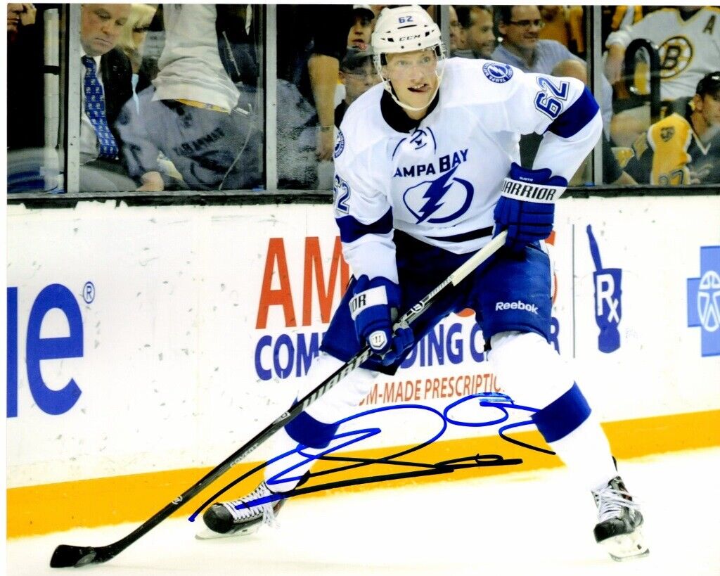 Andrej Sustr Signed - Autographed Tampa Bay Lightning 8x10 inch Photo Poster painting